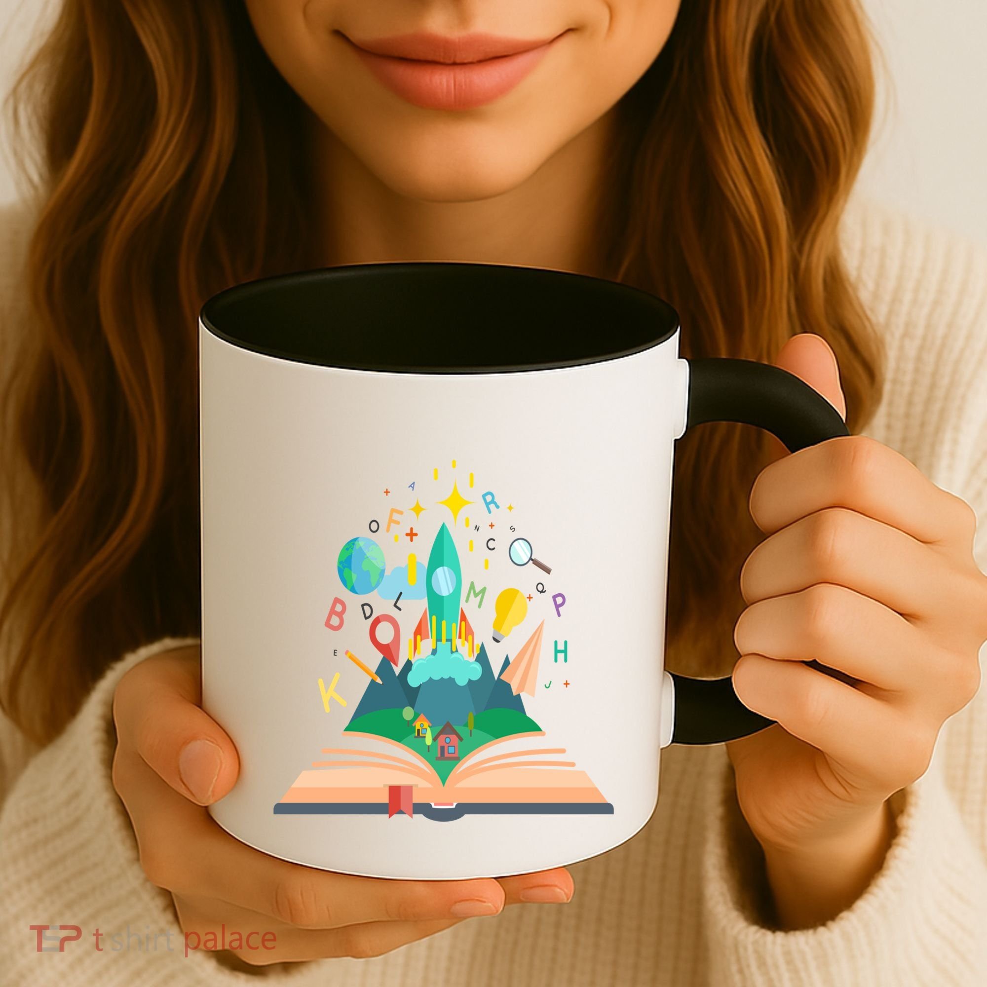 Books Develop Imagination And Attention Gift Reading Books Gift Coffee Mug