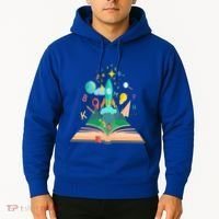 Books Develop Imagination And Attention Gift Reading Books Gift Hoodie thumb 2