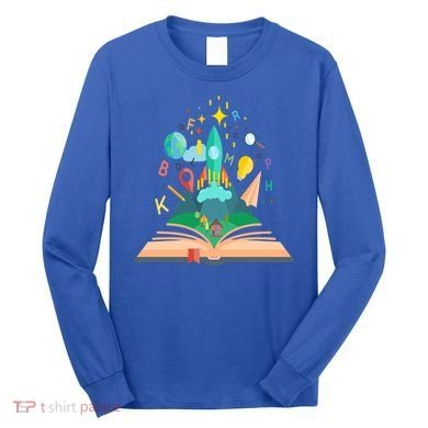 Books Develop Imagination And Attention Gift Reading Books Gift Long Sleeve Shirt