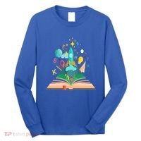 Books Develop Imagination And Attention Gift Reading Books Gift Long Sleeve Shirt thumb 0