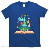 Books Develop Imagination And Attention Gift Reading Books Gift T-Shirt thumb 0
