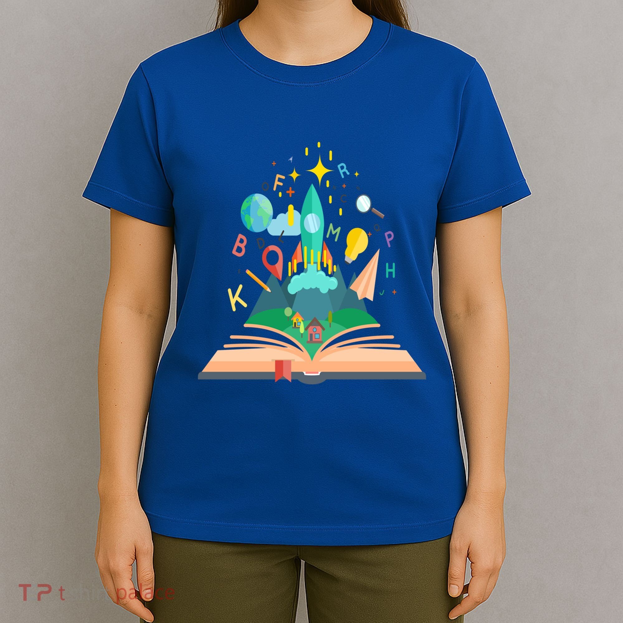 Books Develop Imagination And Attention Gift Reading Books Gift T-Shirt