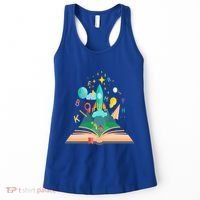 Books Develop Imagination And Attention Gift Reading Books Gift Women's Tank Top thumb 0