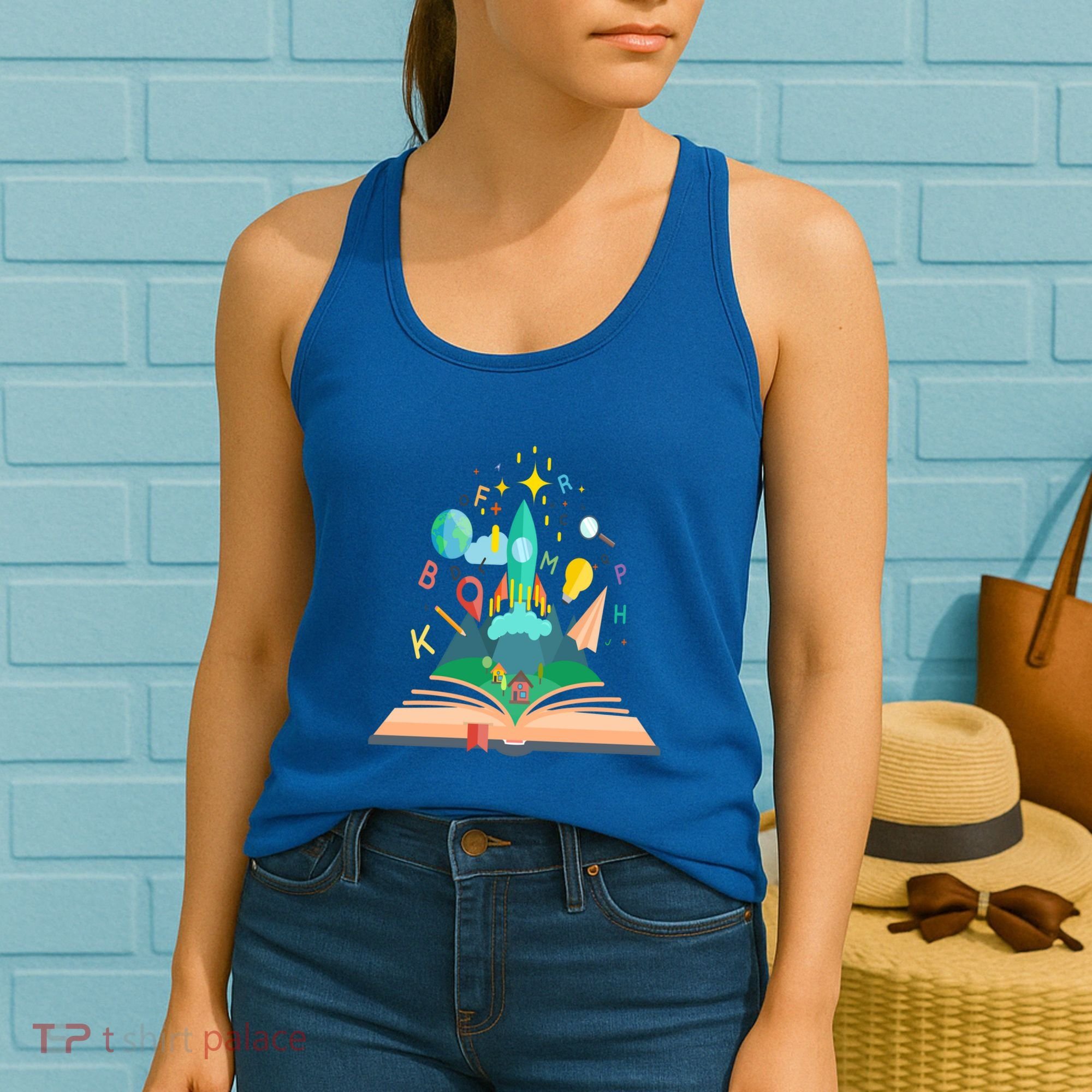 Books Develop Imagination And Attention Gift Reading Books Gift Women's Tank Top