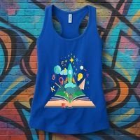 Books Develop Imagination And Attention Gift Reading Books Gift Women's Tank Top thumb 3
