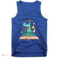 Books Develop Imagination And Attention Gift Reading Books Gift Tank Top thumb 0