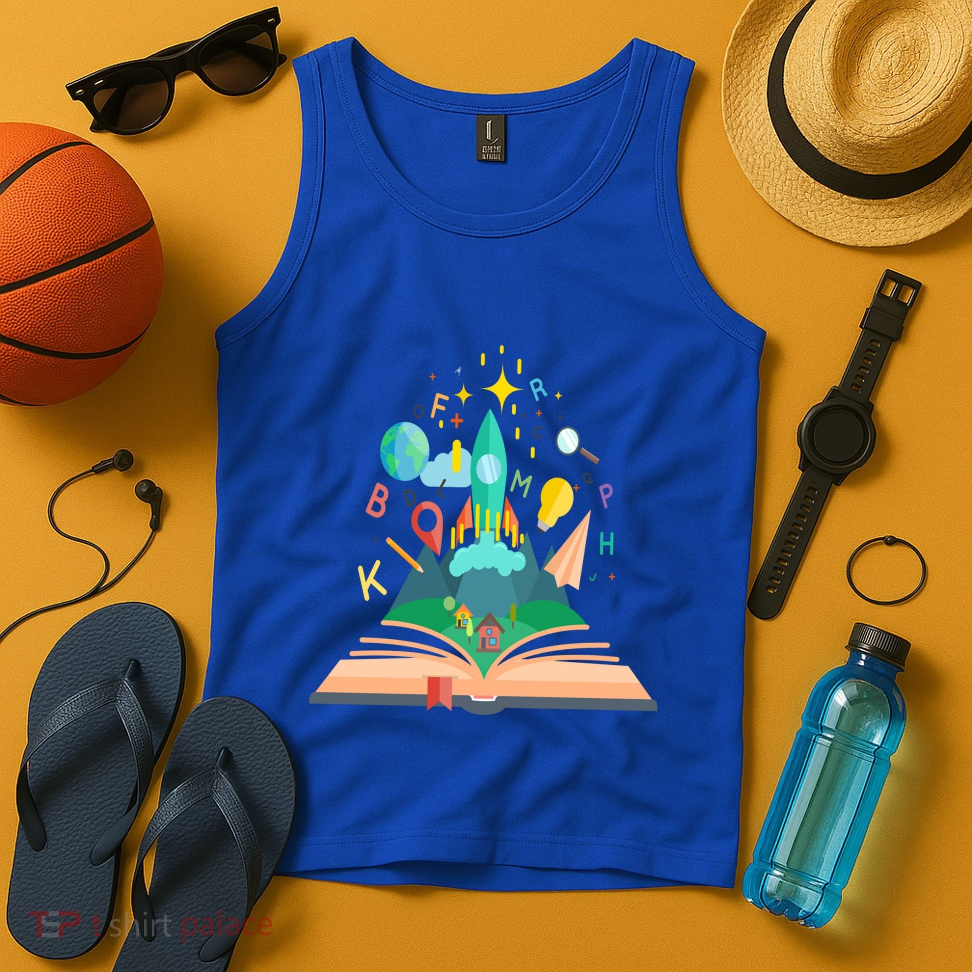 Books Develop Imagination And Attention Gift Reading Books Gift Tank Top