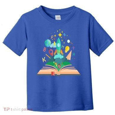 Books Develop Imagination And Attention Gift Reading Books Gift Toddler T-Shirt