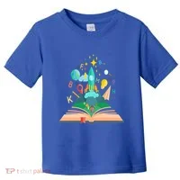 Books Develop Imagination And Attention Gift Reading Books Gift Toddler T-Shirt thumb 0