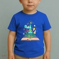 Books Develop Imagination And Attention Gift Reading Books Gift Toddler T-Shirt thumb 2