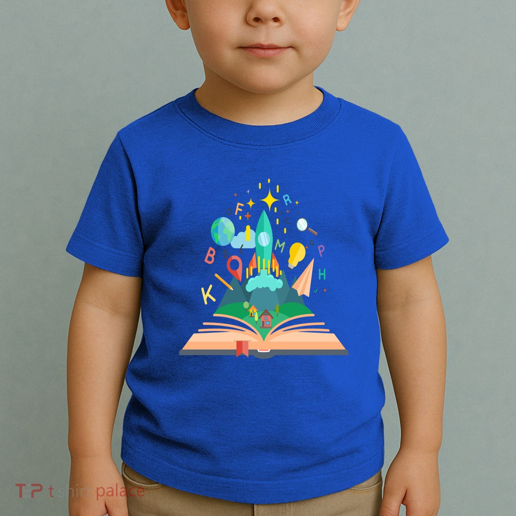 Books Develop Imagination And Attention Gift Reading Books Gift Toddler T-Shirt