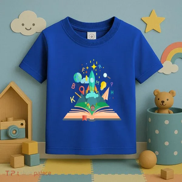 Books Develop Imagination And Attention Gift Reading Books Gift Toddler T-Shirt