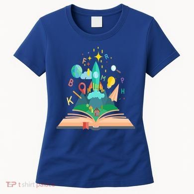 Books Develop Imagination And Attention Gift Reading Books Gift Women's T-Shirt
