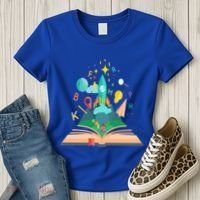 Books Develop Imagination And Attention Gift Reading Books Gift Women's T-Shirt thumb 3