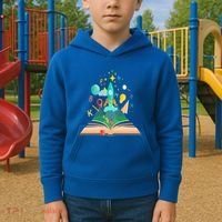 Books Develop Imagination And Attention Gift Reading Books Gift Kids Hoodie thumb 2