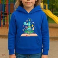 Books Develop Imagination And Attention Gift Reading Books Gift Kids Hoodie thumb 3
