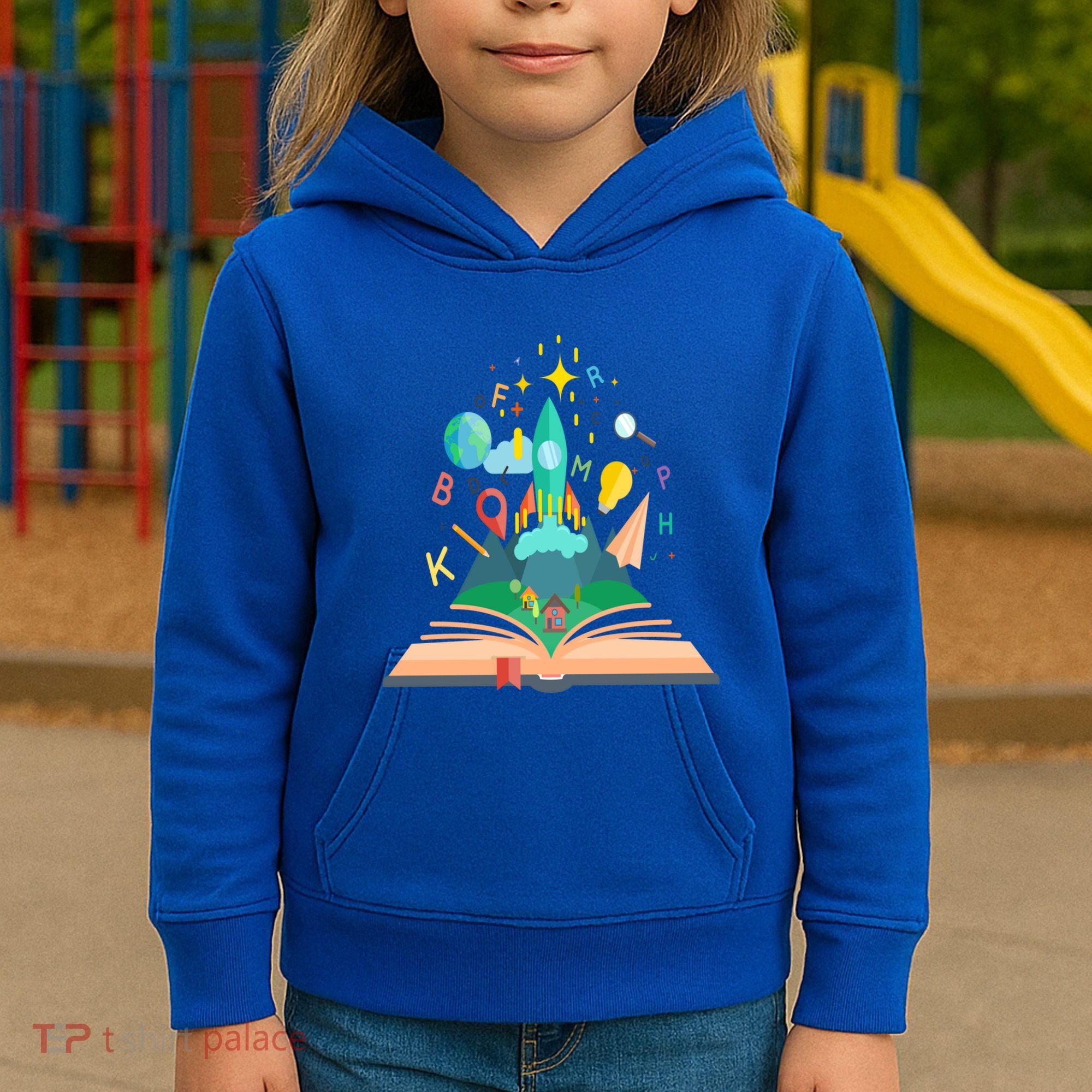 Books Develop Imagination And Attention Gift Reading Books Gift Kids Hoodie