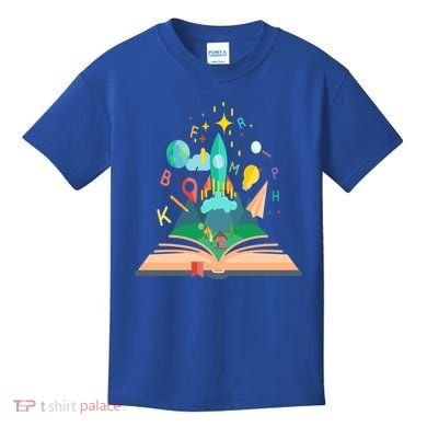 Books Develop Imagination And Attention Gift Reading Books Gift Kids T-Shirt