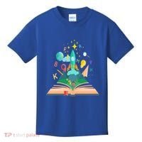 Books Develop Imagination And Attention Gift Reading Books Gift Kids T-Shirt thumb 0