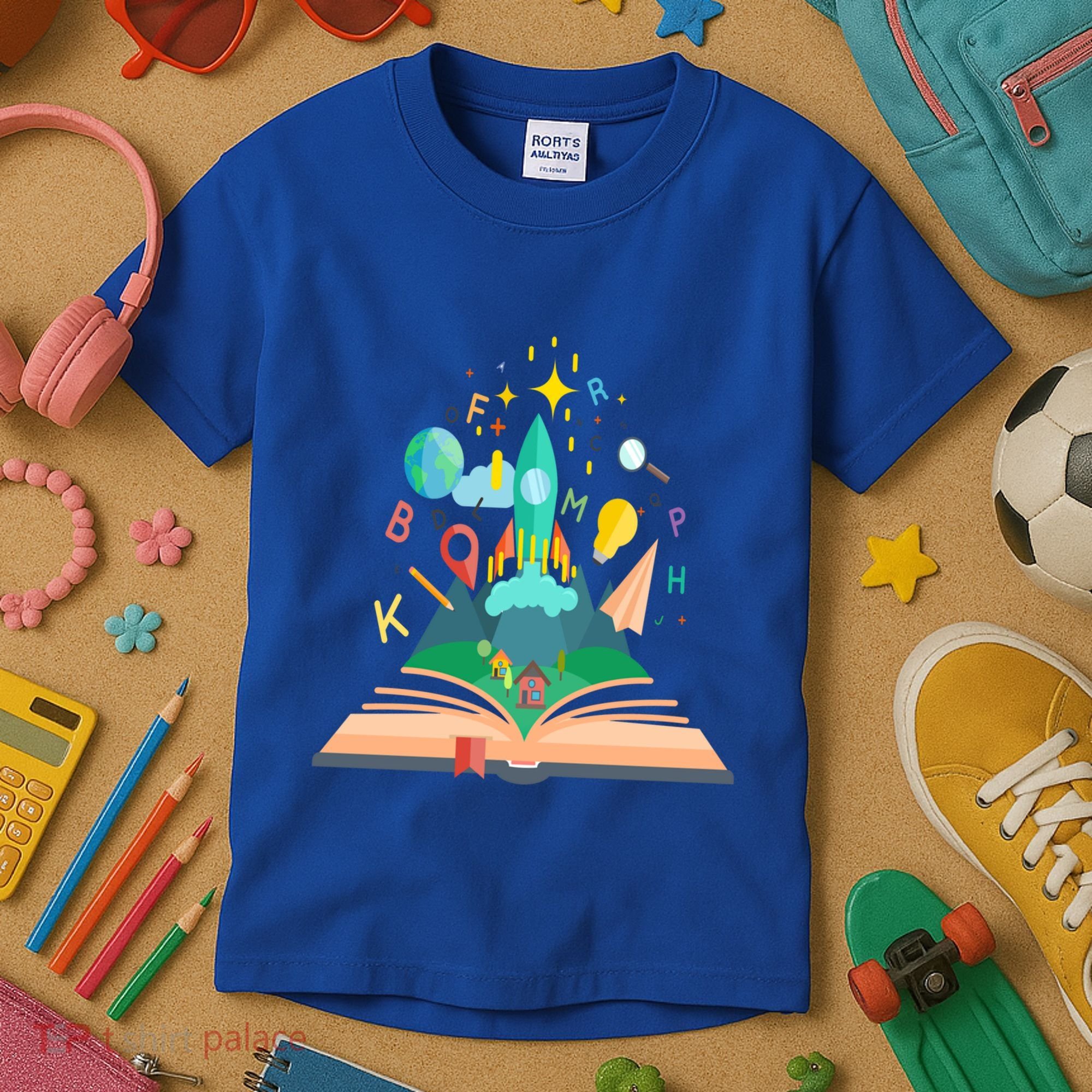 Books Develop Imagination And Attention Gift Reading Books Gift Kids T-Shirt