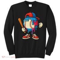 Baseball Drip Ice Cream Drip Sport Game Day Sweatshirt thumb 0
