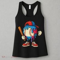 Baseball Drip Ice Cream Drip Sport Game Day Women's Tank Top thumb 3