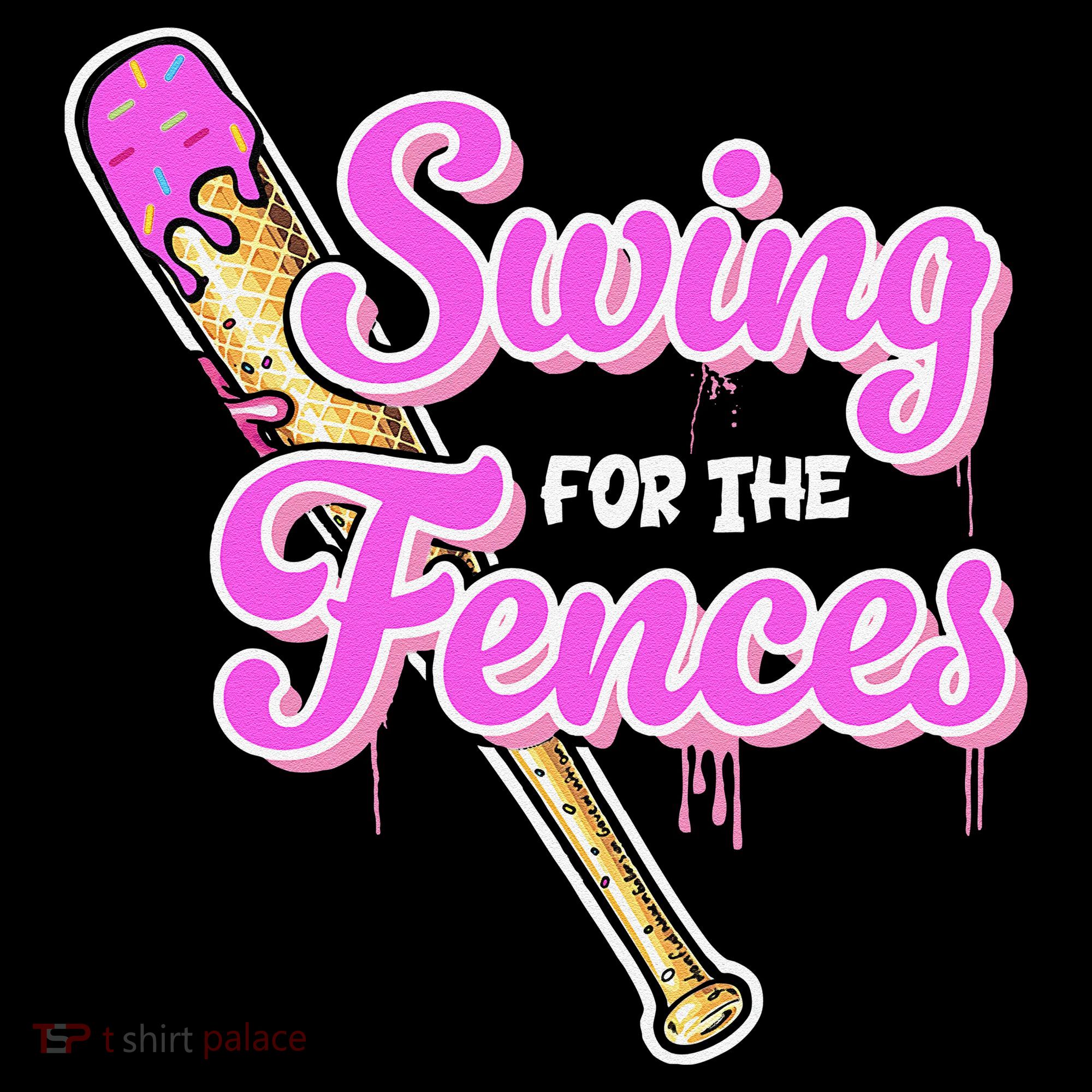 Baseball Drip Ice Cream Drip Swing For The Fences Coffee Mug