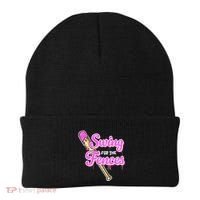 Baseball Drip Ice Cream Drip Swing For The Fences Beanie thumb 0
