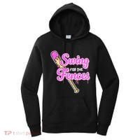Baseball Drip Ice Cream Drip Swing For The Fences Women's Hoodie thumb 0