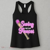 Baseball Drip Ice Cream Drip Swing For The Fences Women's Tank Top thumb 3