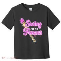 Baseball Drip Ice Cream Drip Swing For The Fences Toddler T-Shirt thumb 0
