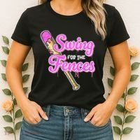 Baseball Drip Ice Cream Drip Swing For The Fences Women's T-Shirt thumb 2