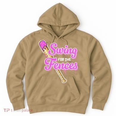 Baseball Drip Ice Cream Drip Swing For The Fences Hoodie
