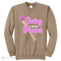 Baseball Drip Ice Cream Drip Swing For The Fences Sweatshirt thumb 0