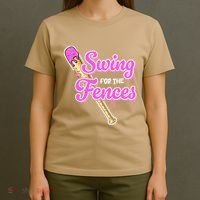 Baseball Drip Ice Cream Drip Swing For The Fences T-Shirt thumb 4