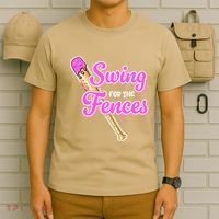 Baseball Drip Ice Cream Drip Swing For The Fences T-Shirt thumb 6