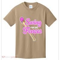 Baseball Drip Ice Cream Drip Swing For The Fences Kids T-Shirt thumb 0