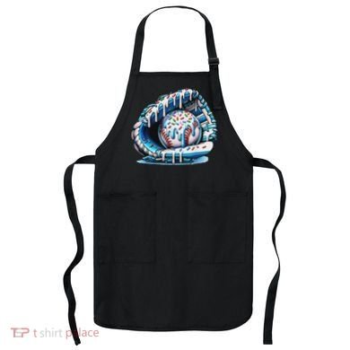 Baseball Drip Ice Cream Sprinkles Baseball Glove Apron