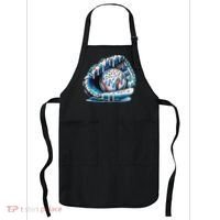 Baseball Drip Ice Cream Sprinkles Baseball Glove Apron thumb 0