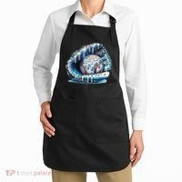 Baseball Drip Ice Cream Sprinkles Baseball Glove Apron thumb 2