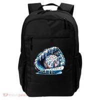 Baseball Drip Ice Cream Sprinkles Baseball Glove Backpack thumb 0