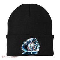 Baseball Drip Ice Cream Sprinkles Baseball Glove Beanie thumb 0