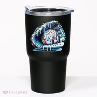 Baseball Drip Ice Cream Sprinkles Baseball Glove Tumbler thumb 0