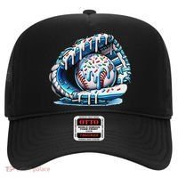 Baseball Drip Ice Cream Sprinkles Baseball Glove Hat thumb 0
