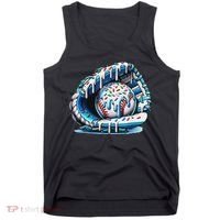 Baseball Drip Ice Cream Sprinkles Baseball Glove Tank Top thumb 0