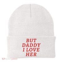 But Daddy I Love Her Pride Lgbt Queer Bisexual Pansexual Beanie thumb 0