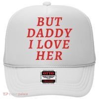 But Daddy I Love Her Pride Lgbt Queer Bisexual Pansexual Hat thumb 0
