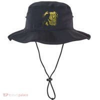 Bigfoot Dude IM Right Here Funny Sasquatch Bucket Hat thumb 0
