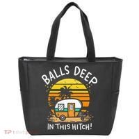 Balls Deep In This Hitch RV Camper Holiday Funny Camping Tote Bag thumb 0