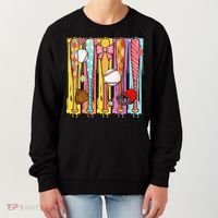 Baseball Dripping Ice Cream Drip Baseball Season Women's Sweatshirt thumb 0